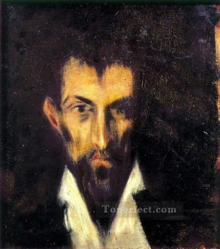  jefe Arte - Cabeza de hombre a la Greco 1899 Pablo Picasso